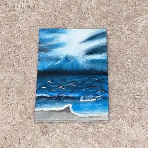 Hand painted ocean